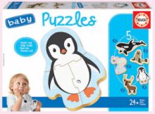 ΠΑΙΔΙΚΟ PUZZLE POLAR ANIMALS 19PCS ΓΙΑ 2+ ΕΤΩΝ EDUCA
