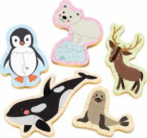 ΠΑΙΔΙΚΟ PUZZLE POLAR ANIMALS 19PCS ΓΙΑ 2+ ΕΤΩΝ EDUCA