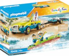  PLAYMOBIL FAMILY FUN: BEACH CAR WITH CANOE 