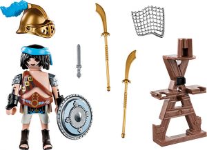  PLAYMOBIL SPECIAL PLUS: GLADIATOR WITH WEAPON STAND 