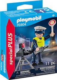  PLAYMOBIL SPECIAL PLUS: ΤΡΟΧΟΝΟΜΟΣ ΜΕ ΡΑΝΤΑΡ ΕΛΕΓΧΟΥ ΤΑΧΥΤΗΤΑΣ 