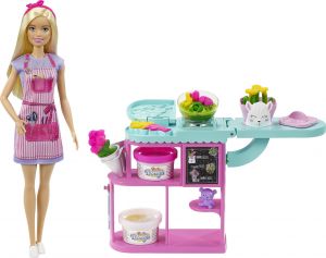 BARBIE ΚΟΥΚΛΑ ΚΑΙ ΑΝΘΟΠΩΛΕΙΟ ΓΙΑ 3+ ΕΤΩΝ