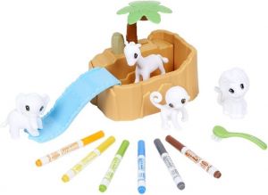 CRAYOLA WASHIMALS SAFARI OASIS PLAYSET