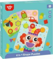 4 IN 1 SHAPE PUZZLES 34PCS TOOKY TOYS