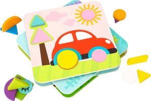 4 IN 1 SHAPE PUZZLES 34PCS TOOKY TOYS