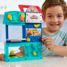 HASBRO PLAY-DOH ΠΛΑΣΤΕΛΙΝΗ - ΠΑΙΧΝΙΔΙ KITCHEN CREATIONS BUSY CHEF'S RESTAURANT 
