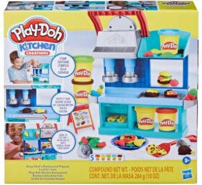 HASBRO PLAY-DOH ΠΛΑΣΤΕΛΙΝΗ - ΠΑΙΧΝΙΔΙ KITCHEN CREATIONS BUSY CHEF'S RESTAURANT 