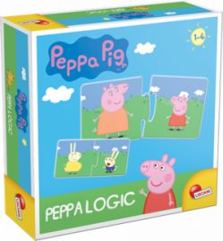 BABY LOGIC PEPPA PIG (2 ΣΧΕΔΙΑ) 32PCS LISCIANI GIOCHI