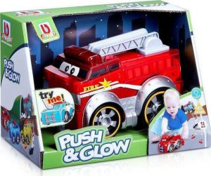 BBURAGO ΑΥΤΟΚΙΝΗΤΑΚΙ JUNIOR PUSH & GLOW FIRE TRUCK ΓΙΑ 3+ ΕΤΩΝ 16-89006