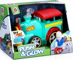 BBURAGO JUNIOR PUSH & GLOW TRAIN ΜΕ ΦΩΣ ΚΑΙ ΗΧΟΥΣ ΓΙΑ 12+ ΜΗΝΩΝ 16-89005