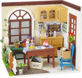 ROBOTIME ΞΥΛΙΝΗ ΚΑΤΑΣΚΕΥΗ ΠΑΙΧΝΙΔΙ MRS CHARLIE'S DINING ROOM 