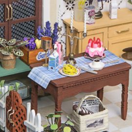 ROBOTIME ΞΥΛΙΝΗ ΚΑΤΑΣΚΕΥΗ ΠΑΙΧΝΙΔΙ MRS CHARLIE'S DINING ROOM 