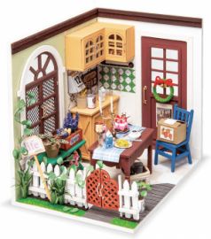 ROBOTIME ΞΥΛΙΝΗ ΚΑΤΑΣΚΕΥΗ ΠΑΙΧΝΙΔΙ MRS CHARLIE'S DINING ROOM 