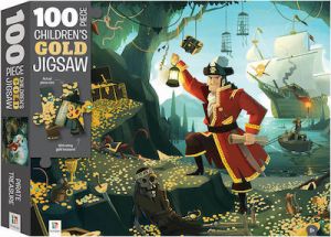  PUZZLE PIRATE TREASURE 100PCS HINKLER