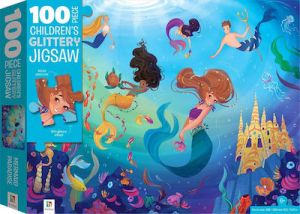  PUZZLE MERMAIDS GLITTERY 100PCS  HINKLER