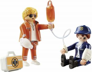 PLAYMOBIL ΔΙΑΣΩΣΤΗΣ ΚΑΙ ΑΣΤΥΝΟΜΙΚΟΣ 70823
