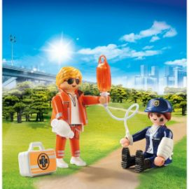 PLAYMOBIL ΔΙΑΣΩΣΤΗΣ ΚΑΙ ΑΣΤΥΝΟΜΙΚΟΣ 70823