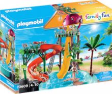 PLAYMOBIL FAMILY FUN WATER PARK WITH SLIDES 