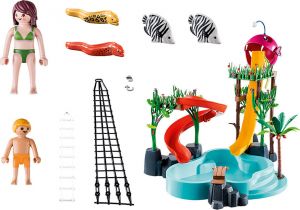 PLAYMOBIL FAMILY FUN WATER PARK WITH SLIDES 