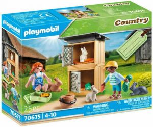 PLAYMOBIL COUNTRY ΤΑΙΖΟΝΤΑΣ ΤΑ ΚΟΥΝΕΛΑΚΙΑ 70675