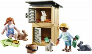 PLAYMOBIL COUNTRY ΤΑΙΖΟΝΤΑΣ ΤΑ ΚΟΥΝΕΛΑΚΙΑ 70675