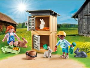 PLAYMOBIL COUNTRY ΤΑΙΖΟΝΤΑΣ ΤΑ ΚΟΥΝΕΛΑΚΙΑ 70675