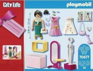 PLAYMOBIL CITY LIFE FASHION BOUTIQUE 70677