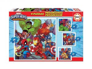 ΠΑΖΛ 4 MARVEL SUPER HEROE ADVENTURES 12-16-20-25 18647