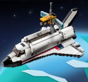 LEGO CREATOR 3-IN-1: SPACE SHUTTLE ADVENTURE 