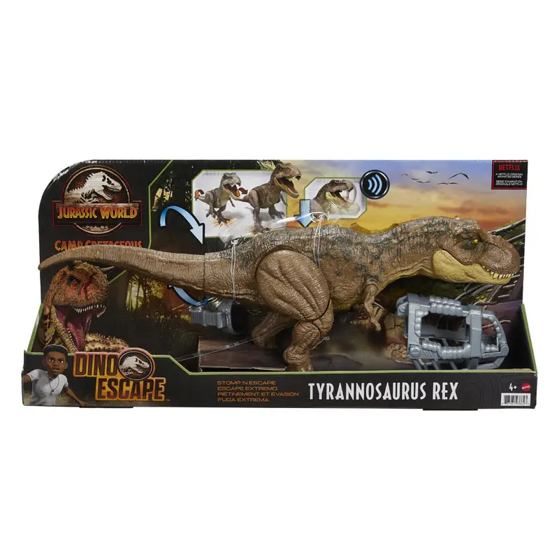 MATTEL JURASSIC WORLD T-REX ELECTRONIC ΠΟΥ ΠΕΡΠΑΤΑΕΙ ΚΑΙ ΑΠΕΛΕΥΘΕΡΩΝΕΤΑΙ (GWD67)