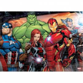  PUZZLE ΧΡΩΜΑΤΙΣΜΟΥ 2 ΟΨΕΩΝ 100ΤΕΜ AVENGERS