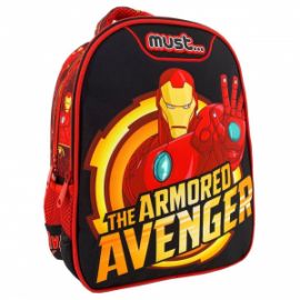 ΣΧΟΛΙΚΗ ΤΣΑΝΤΑ ΠΛΑΤΗΣ ΝΗΠΙΟΥ AVENGERS IRON MAN MUST 2 ΘΗΚΕΣ