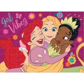  PUZZLE ΧΡΩΜΑΤΙΣΜΟΥ 2 ΟΨΕΩΝ 100ΤΕΜ PRINCESS