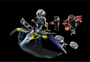 PLAYMOBIL DINO RISE ΠΤΕΡΟΔΑΚΤΥΛΟΣ ΚΑΙ ΜΑΧΗΤΕΣ ΜΕ DRONE 