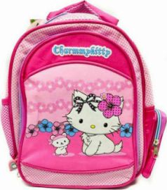 GIM CHARMY KITTY ΣΧΟΛΙΚΗ ΤΣΑΝΤΑ ΠΛΑΤΗΣ ΝΗΠΙΑΓΩΓΕΙΟΥ ΣΕ ΡΟΖ ΧΡΩΜΑ