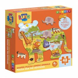  PUZZLE 48ΤΜΧ ΖΩΑ ΖΟΥΓΚΛΑΣ 25Χ35ΕΚ ΜΕ 8 ΣΧΗΜΑΤΑ LUNA