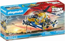 PLAYMOBIL STUNT SHOW HELICOPTER WITH FILM CREW 