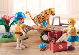 PLAYMOBIL WILTOPIA ΦΡΟΝΤΙΣΤΕΣ ΖΩΩΝ ΜΕ ΕΞΕΡΕΥΝΗΤΙΚΟ ΟΧΗΜΑ 