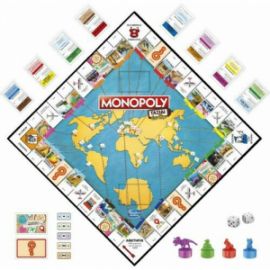 HASBRO MONOPOLY ΕΠΙΤΡΑΠΕΖΙΟ ΠΑΙΧΝΙΔΙ TRAVEL WORLD TOUR 
