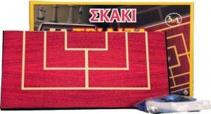 ARGY TOYS ΣΚΑΚΙ / ΝΤΑΜΑ ΑΠΟ ΞΥΛΟ & ΤΡΙΛΙΖΑ ΜΕ ΠΟΥΛΙΑ & ΠΙΟΝΙΑ 45X25CM