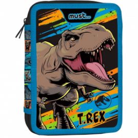 ΣΧΟΛΙΚΗ ΚΑΣΕΤΙΝΑ ΔΙΠΛΗ ΓΕΜΑΤΗ JURASSIC WORLD T-REX MUST 000570979