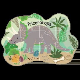  ΠΑΙΔΙΚΟ PUZZLE 12PCS FLOSS & ROCK ΜΕ ΣΧΗΜΑ DINO 52P6274