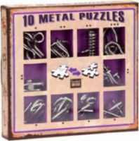 EUREKA 10 PUZZLES ΓΡΙΦΟΣ ΑΠΟ ΜΕΤΑΛΛΟ PURPLE ΓΙΑ 8+ ΕΤΩΝ 