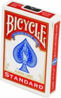 BICYCLE RIDER BACK INTERNATIONAL STANDARD INDEX ΤΡΑΠΟΥΛΑ ΠΛΑΣΤΙΚΟΠΟΙΗΜΕΝΗ ΜΠΛΕ