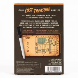  LOST TREASURE LOGIC PUZZLES BT-25