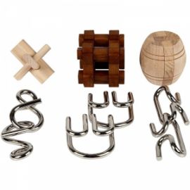  MENSA SET OF 6 BEST PUZZLES IQ-1041