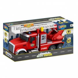 ΠΥΡΟΣΒΕΣΤΙΚΟ ΟΧΗΜΑ FRICTION LUNA TOYS 1:14, ΜΕ ΦΩΣ ΚΑΙ ΗΧΟ 34,5X12X18 ΕΚ.