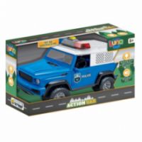 ΟΧΗΜΑ ΤΖΙΠ ΑΣΤΥΝΟΜΙΑ FRICTION LUNA TOYS 1:16, ΜΕ ΦΩΣ ΚΑΙ ΗΧΟ 28,5X12,5X17,5 ΕΚ.