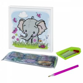 5D CENTRUM DIAMOND PAINTING KIT  ΕΛΕΦΑΝΤΑΚΙ 20Χ20CM