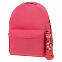 POLO ORIGINAL SCARF  ΣΕ ΦΟΥΞΙΑ ΧΡΩΜΑ